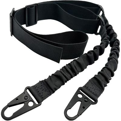 Two Points Rifle Sling With Length Adjuster Traditional Sling With Qd Metal Hook For Outdoor Tactical Sling Shoulder Straps