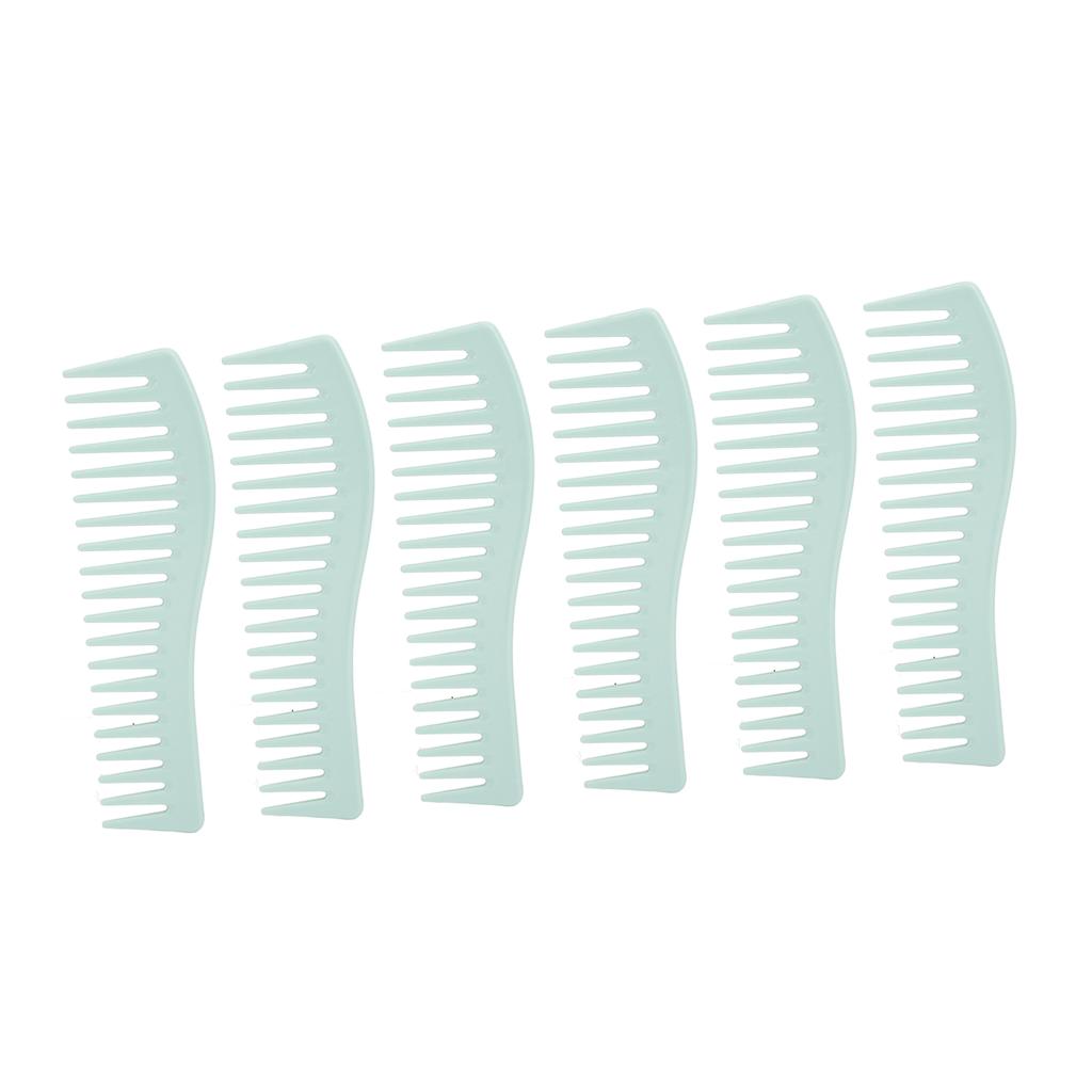 10pcs Wide Tooth Comb Large Hair Detangling Comb Wet Hair Compact Hairstyling Shampoo Tool for Home Use