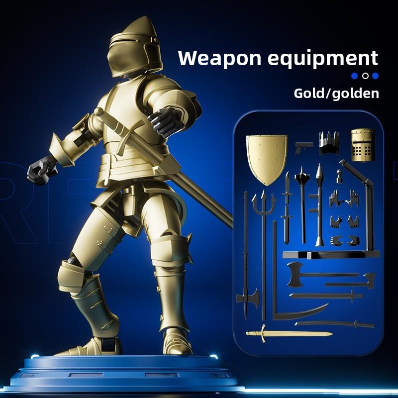 Tung Mechanical Armor Tung Tung Sahur Kids Action Figures With Joints Magnetic