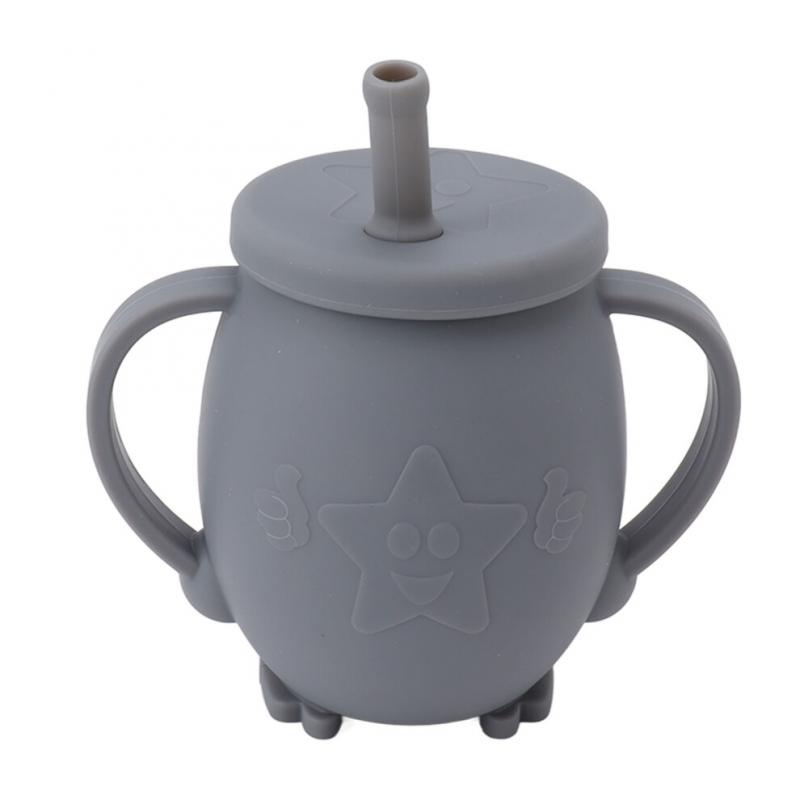 230ml Becher für Kleinkinder Silikon Trainings-Trinkbecher