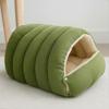 Cat Sleeping Bed for Winter Use Breathable Cozy Cat Cave Bed Peaceful Bedroom Bedside