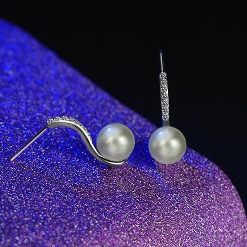 Lindon Ohrringe aus Zirkon-Kupferlegierung, Tropfenohrringe für Frauen, Hochzeit, Party, Geschenke