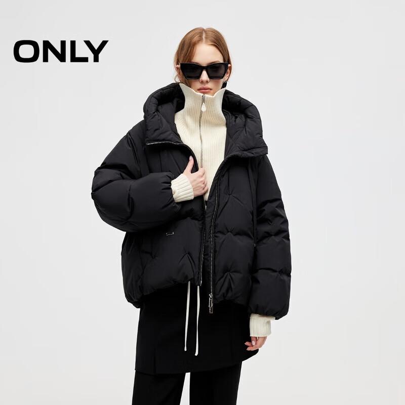 

ONLY Women s 2025 Winter Short Hooded Puffer Jacket S