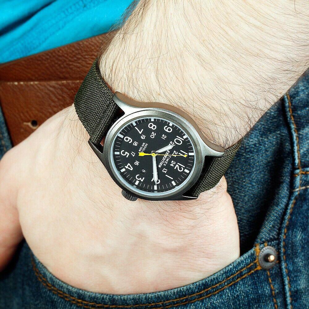 [Timex] Expedition Scout Khaki Strap Indiglo Backlight Watch 40mm T49961