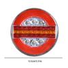 LED Trailer Light 5.3 Inch Round Stop Turn Tail Lights LED Rear Lighting Stop Turn Lamp Safety Accessories For RV Car Truck Boat