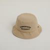 New Children Bucket Hats For Boys Girls Spring Autumn Thin Cap Letter Panama Sunhat Outdoor Hiking Fishing Hat Fisherman Caps