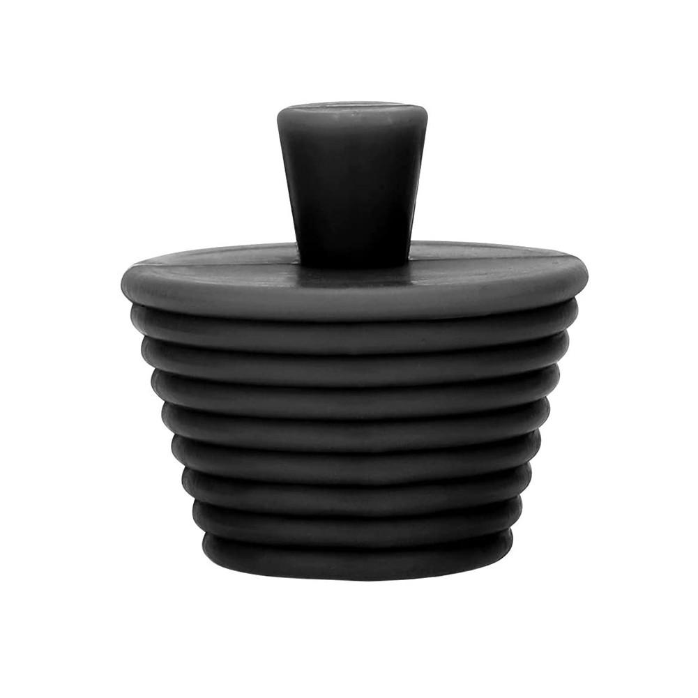 

Silicone Drain Stopper for All Types of Drains Prevent Clogs Effectively чёрный
