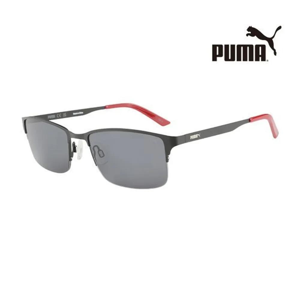 

Puma Sunglasses PE0028S 001 Square Metal UV Protection Women Men PE0028S 001_C [55]