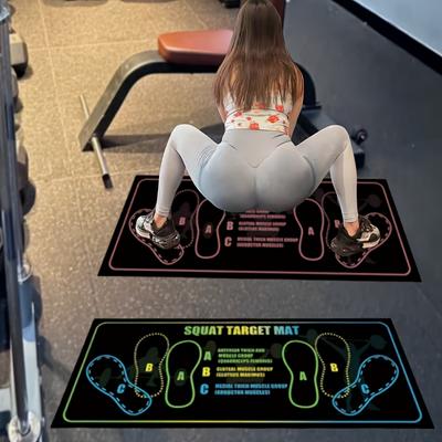 [Durable Squat Mat] Non-Slip Durable Two-Color Squat Mat | Suitable for Home and Gym Use