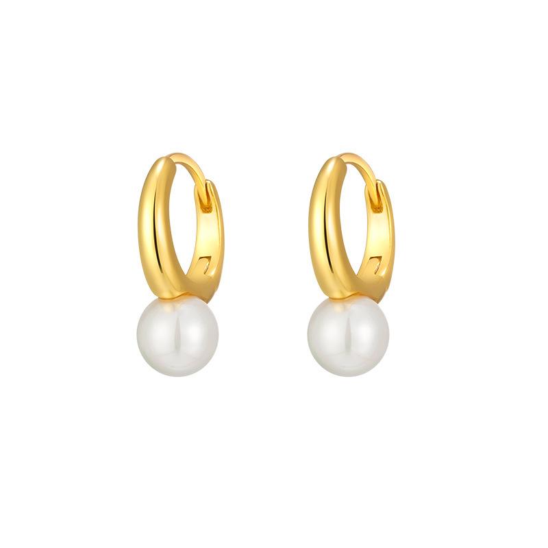 2022 Zodiac Pearl Stud Earrings: 925 Sterling Silver, Light Luxury Women's Winter Accessory