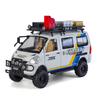 1/24 Wuling Rongguang Off-road Van Alloy Model, Cool Sound and Light, Four-wheel Shock Absorption, Exquisite Desktop Ornaments, Christmas Gifts