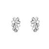 Elegant Rhinestone Flower Stud Earrings: Fashionable & Trendy for 2025