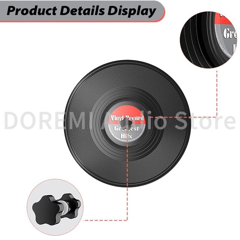 EP LP Schallplatte Label Saver Plattenreiniger Schutzhalterung Wasserdichte Reinigungszwinge für 7" 10" 12" Schallplatten