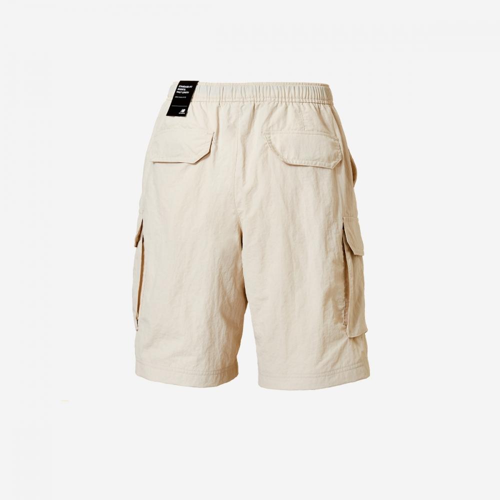 New Balance Uni Nbsc Cargo Shorts Pants Nbnveb2533   35  Beige