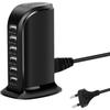 USB Charger - Sccvee - 30W - 6 Ports - Compatible iPhone/Samsung - Optimal Safety