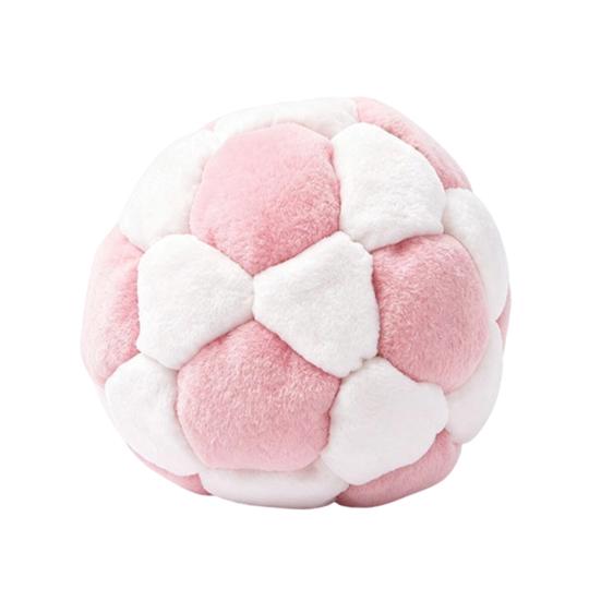 Soccer Sandbags, Soft Plush Football Sack with Spiral Fill, Portable Stress Relief Toy for Kids Adults for Outdoor Fun Foot Coordination Training