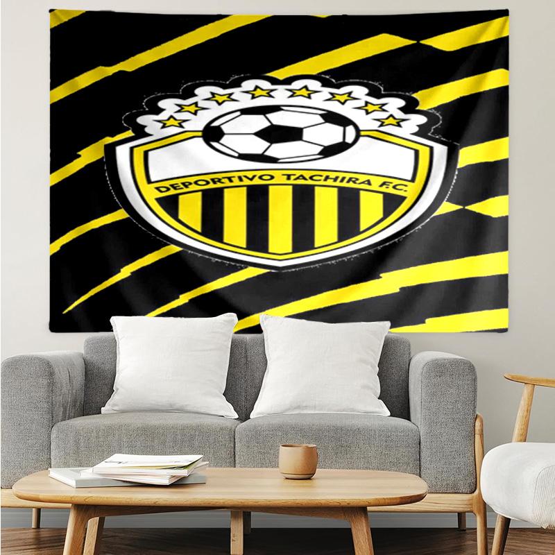 Deportivo Tachira Fc Crest Tapestry Hanging for Bedroom,Livingroom, Playroom,Decor Art Room Wall Tapestry Holiday and Birthday Gifts