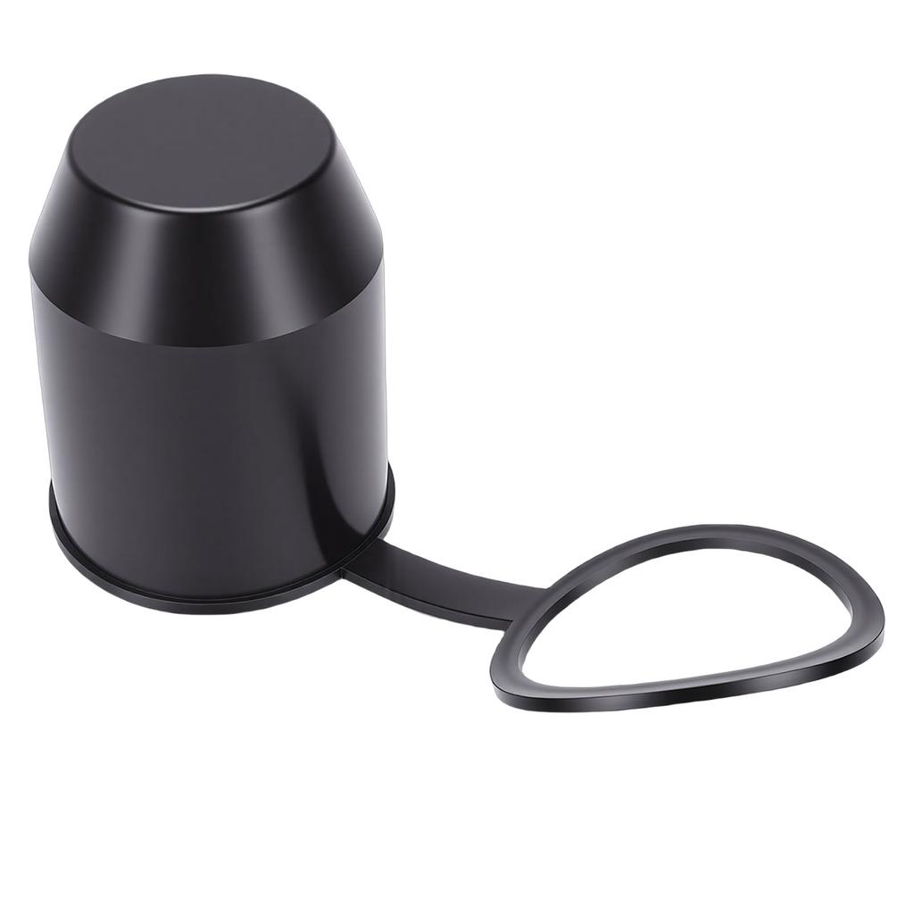50mm Tow Ball Bar Cap Black Towing Hitch Ball Protective Cover Trailer Hitch Ball Cap for RV Motorhome