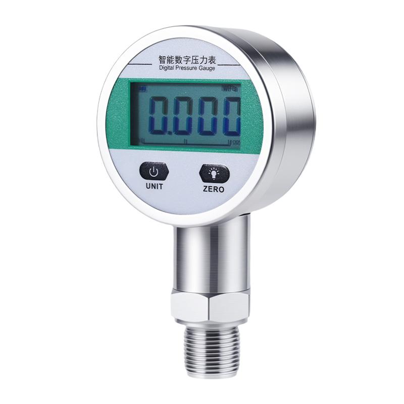 60mm Dial Size Stainless Steel Intelligent Digital Display Pressure Gauge High-precision Water Air Pressure Meter ManometER