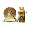 2pcs Smooth Rolling V Sliding Track Wheels Heavy Duty Sliding Door Metal Rollers  Crane