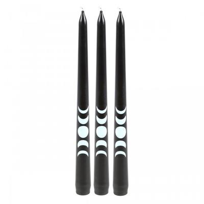 Magic Moon Phases Taper Candle (Pack of 3)