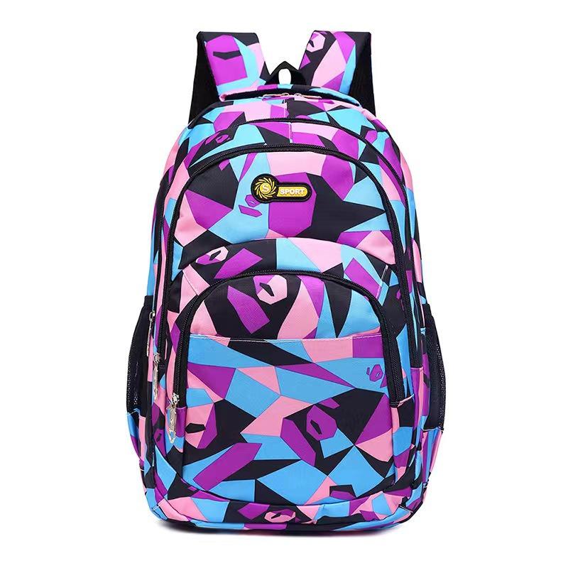 

Trendy Camouflage Outdoor Backpack For Men And Women Stylish Travel Student Bag 20-35l Capacity фиолетовый