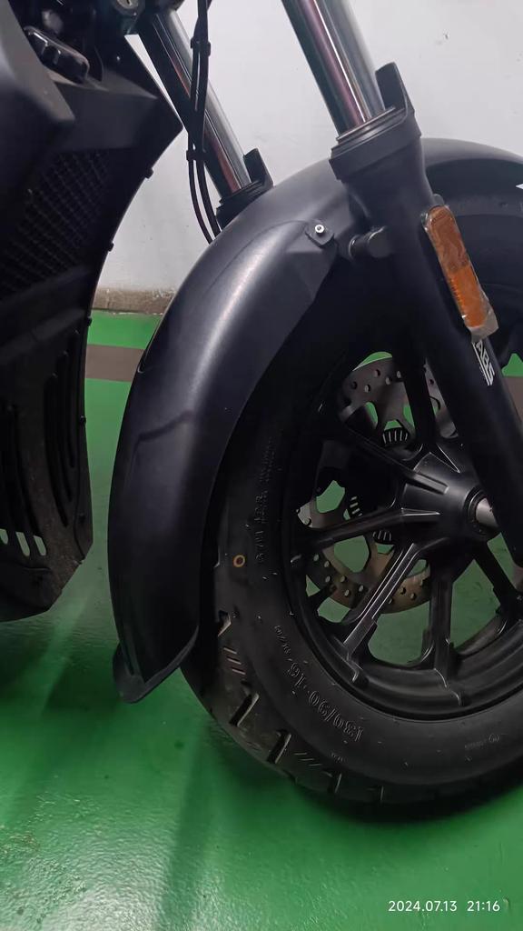 Compatible models: Rebel 250 500 2017-2026 Front Fender Mudguard 20cm Extension Extension Fender Mudguard Motorcycle Splash Guard Rebel 250 Custom Par