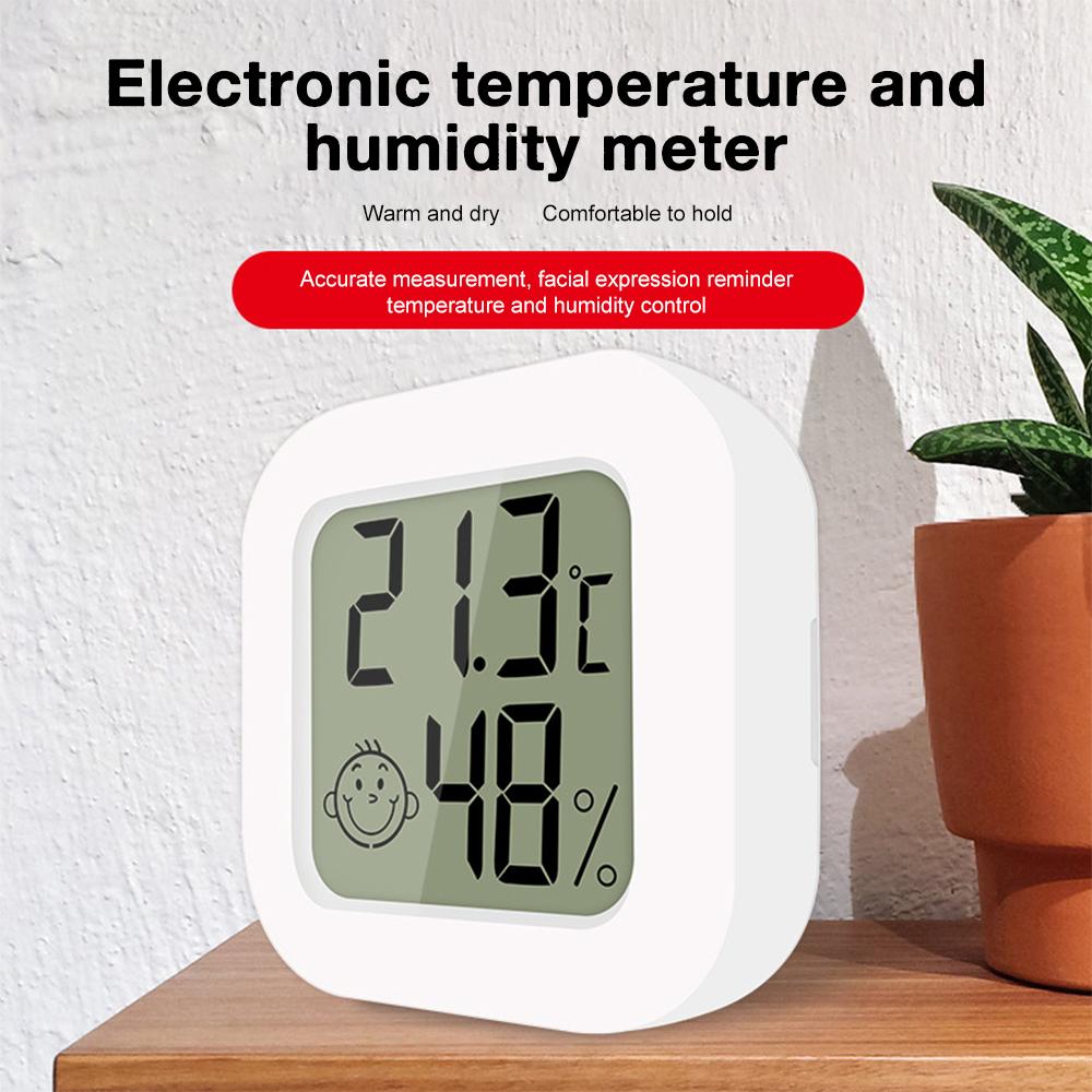 Indoor Mini Temperature and Humidity Meter, Bedroom Temperature Meter, Portable Electronic Digital Display, Humidity and Tempera