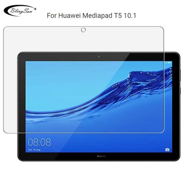 Screen Protector,Tempered Glass for Huawei MediaPad T5 10 2018 10.1 Inch Tablet Screen Protector Film - Clear Type