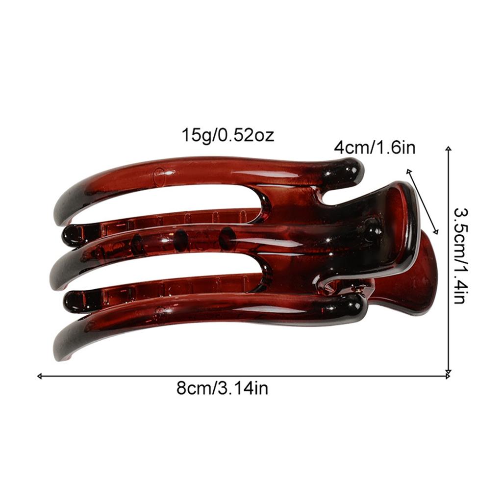 Korean Fashion Hair Claw Clip Duckbill Barrette for Women Crab Acrylic Hairpin Ponytail Hairgrip Girls Hair Accessories Headwear