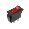 A96I-20 Pcs 2 Pin SPST Red Neon Light On/Off Rocker Switch AC 16A/250V 20A/125V
