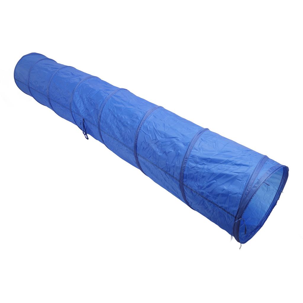 Dog Agility Tunnel Foldable Sturdy Skills Exercise Cat Pet Training Tunnel with Carry Bag for