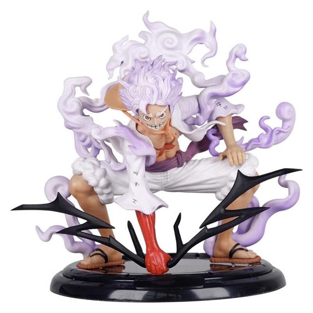 8-28Cm One Piece Anime Figures Nika Luffy Gear 5Th Action Figure Gear 5 Sun God Pvc Figurine Gk Statue Model Decoration Toys