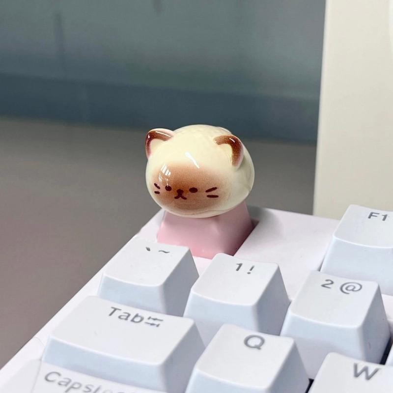 3D Mechanical Keyboards Creative Cartoon Rabbit Shaped Gamer Keyboards Keycaps for Office Decompression