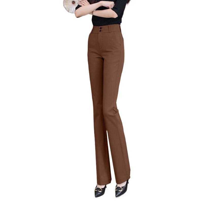 Women's High Waist Slimming Flare Pants - 2026 Autumn Collection Casual Suit Pants