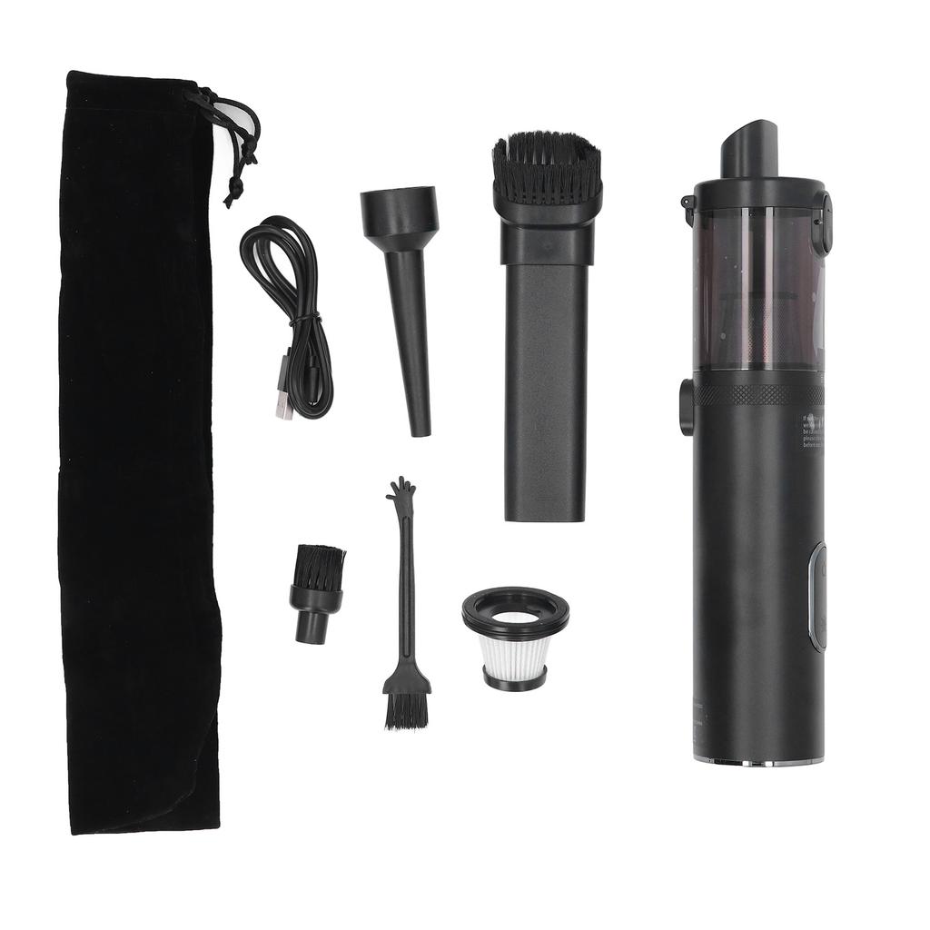 Cordless Handheld Vacuum Cleaner 15000Pa Rechargeable Vacuum Cleaner with LED Display Light for Car Household Cleaning