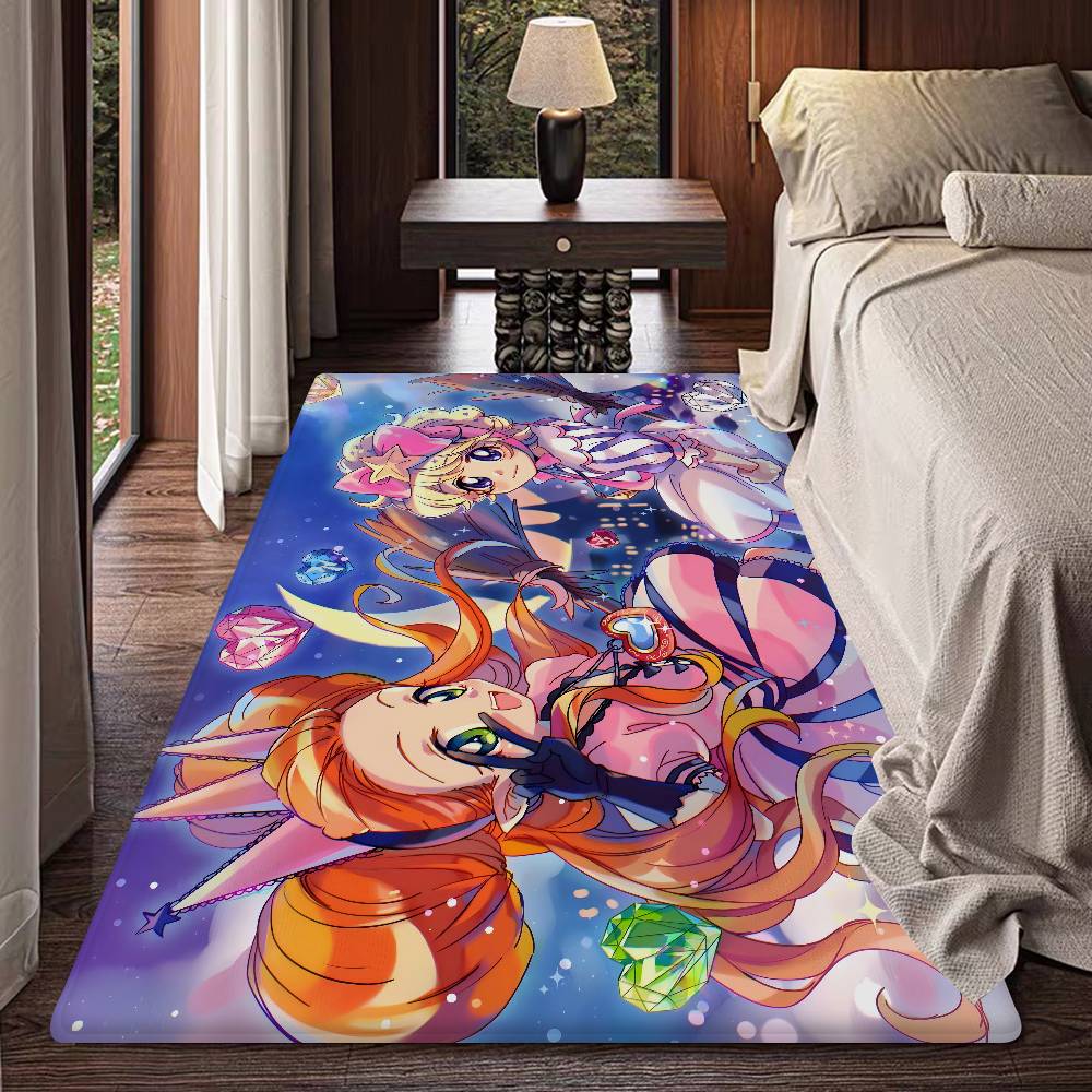 

Anime Sugar Sugar Rune Floor Mat Rectangle Anti-slip Home Soft Badmat Front Door Indoor Outdoor Mat Welcome Doormat 50x80cm