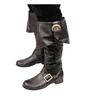 WISH Autumn and Winter Belt Buckle Locomotive Boots Large Size High Boots Low Heel  Men and Women