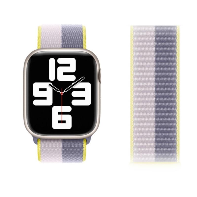 Pasek Nylonowy z Pętelką Do Pasków Apple Watch 44mm 40mm 49mm 41mm 45mm 46mm paski Bransoleta iWatch Seria 7 6 5 se 8 9 ultra 2 3 10 11