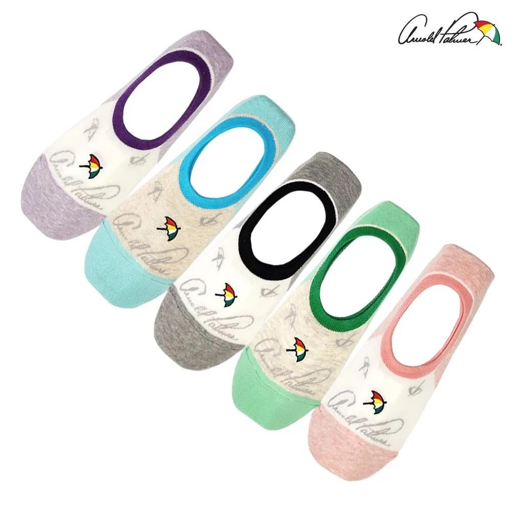 Arnold Palmer Women s Anti-Slip Silicone Non-Slip Fake Socks Set of 5 Arnold Palmer logo set of 5 pairs