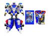 Metal Cardbot S Blue COP S Police Car Transforming Robot Figure Car Korean animation [item]