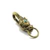 New Brass Dragon's Head Creative Decoration Feng Shui Pendant Chinese Retro Style Dragon Keychain Pendant Souvenir Gifts