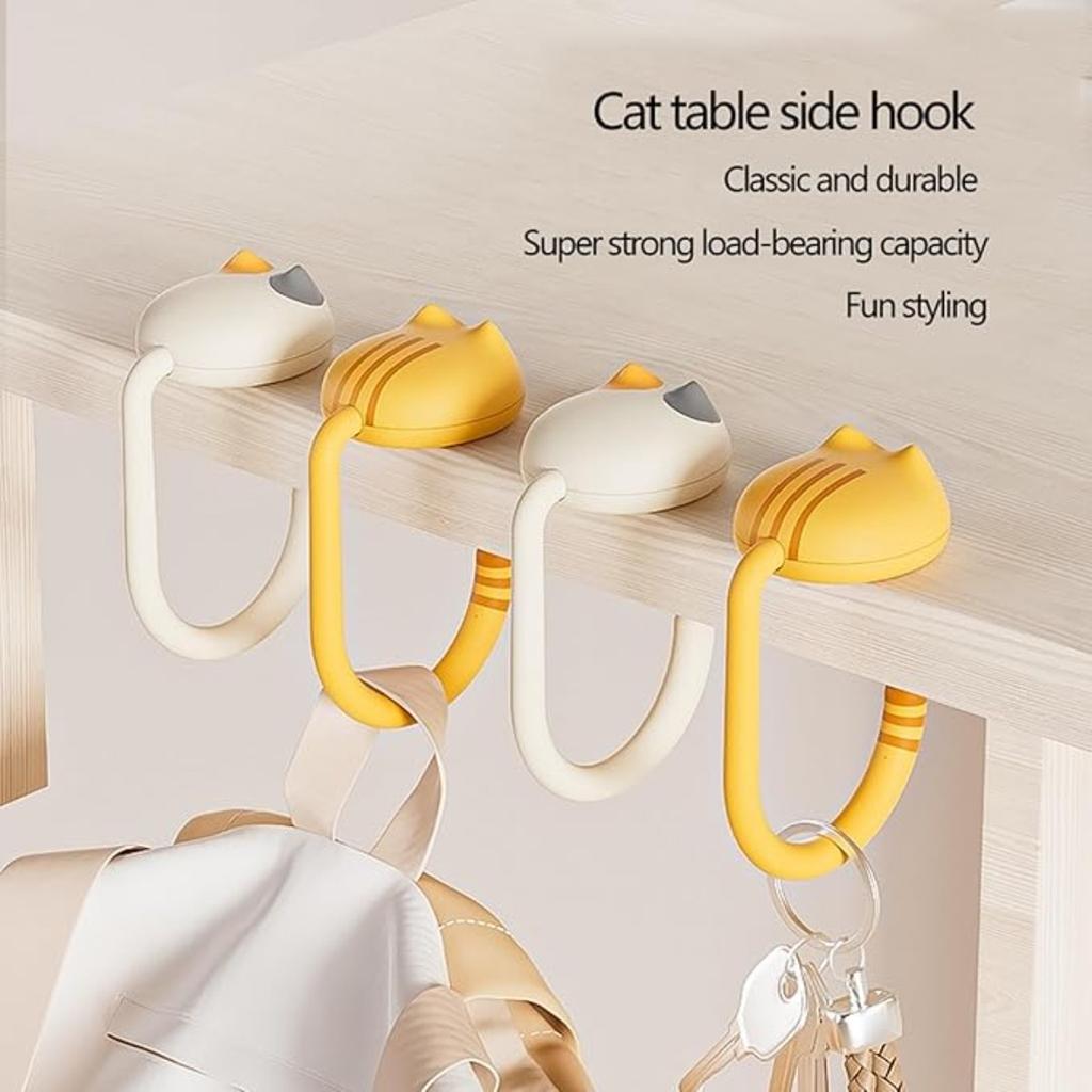 2 Stück Handtaschenaufhänger, Geldbörsenaufhänger für Tisch, Schreibtischhaken, hochfester Taschenhalter für Tisch, Geldbörsenhaken für Schreibtisch