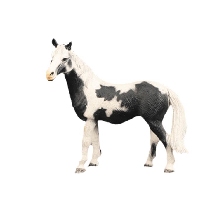 Cross-Border Quarter Horse White Pony Model Toy with Scene Accessories for Early Education