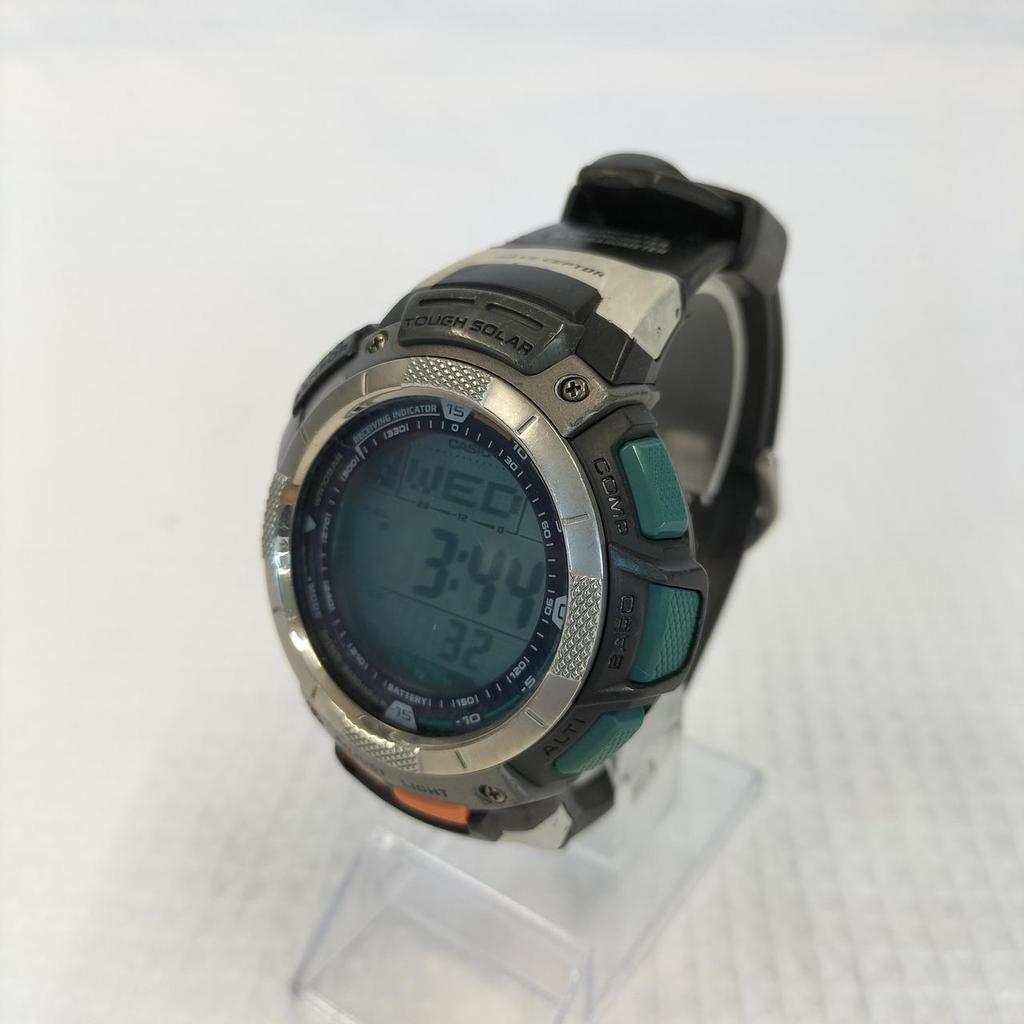 Used CASIO PRW-1000J-1JR PRO TREK solar radio clock