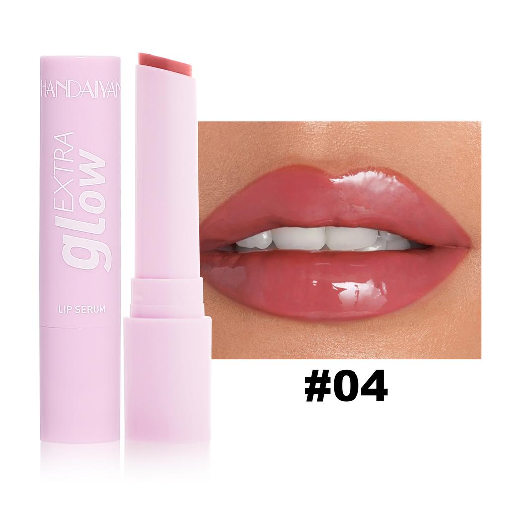 New Butter Moisturizing Lip Glaze Solid Lip Gloss Watery Mirror Moisturizing Preventing Mouth Cracks Hydrating Lip Balm