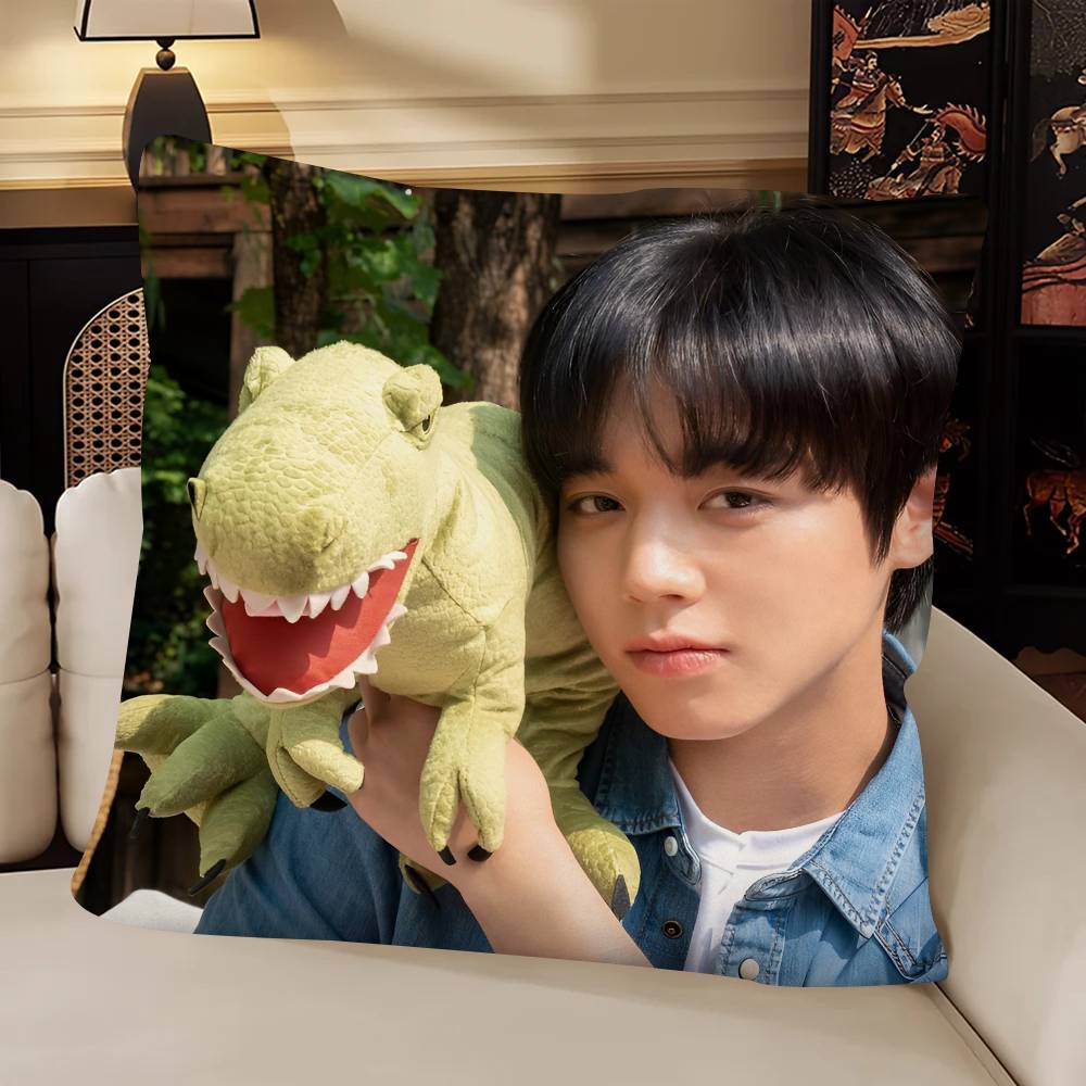 Korean Idol PPark JiHoon Pillow Case Fashion Square Pillowcase Bedroom Sofa Room Ins Decoration Leisure
