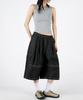 UMM Women'S Double-Tuck Bermuda Cargo Denim Pants 2 Colors