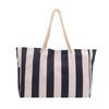 Canvas Women's Bag Large Capacity Shoulder Bag Striped Tote Bag 56*14*34cm
