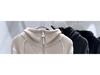 270g Thickened Korean Style Hooded Brushed Base Layer Shirt for Women - Autumn/Winter 2025